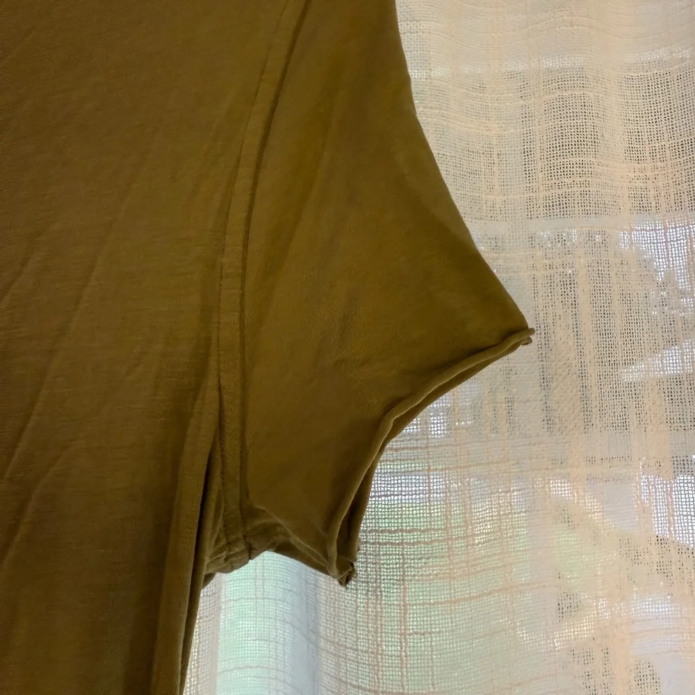Lululemon Athletica Cotton wrap tie t-shirt dress green W1DWHS - Picture 9 of 11